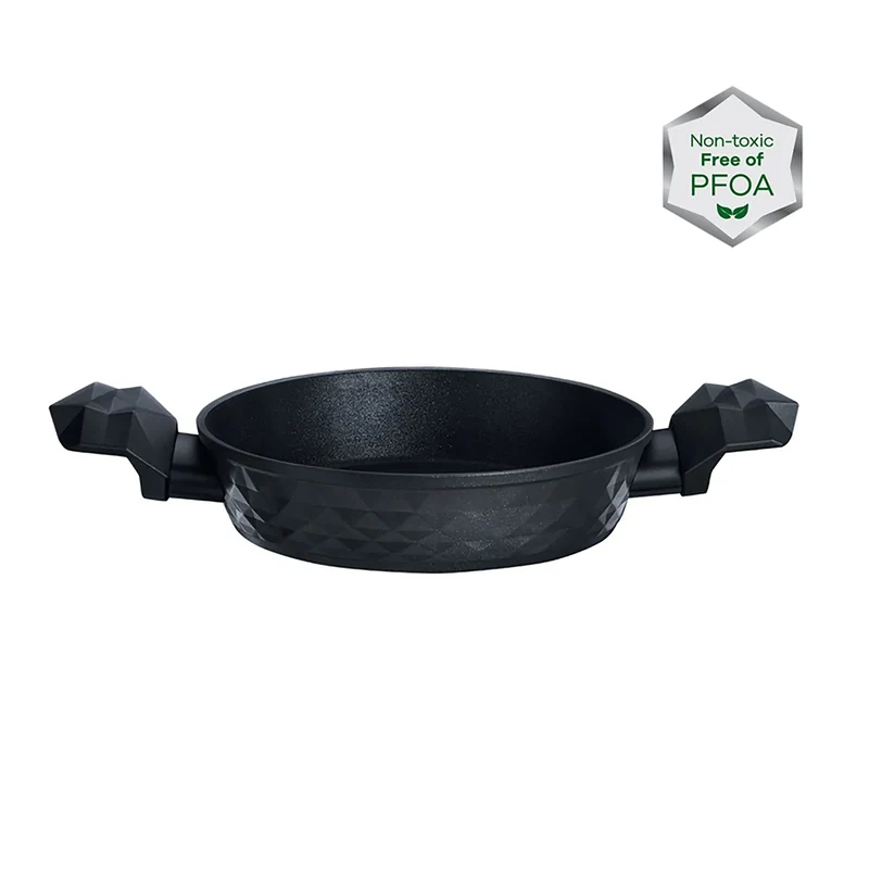 Karaca Bio Diamond Servierpfanne mit antibakteriellen Griffen und Induktionsboden 20 cm 1,2l