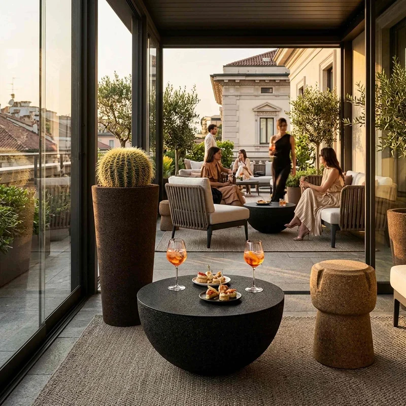 Coffee Table CORBULA 60 by Jari Franceschetto for Suber