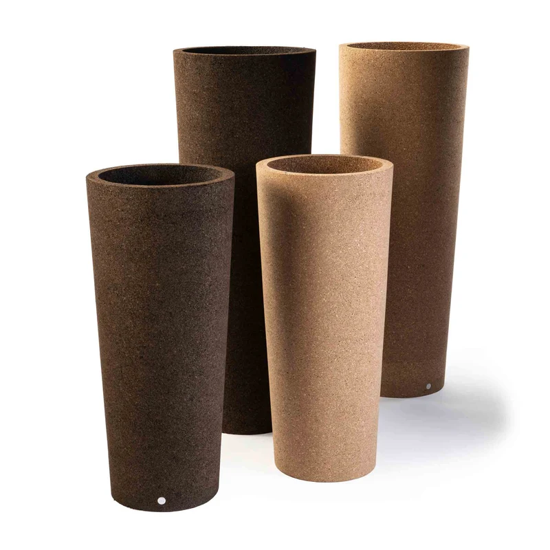 Cork Vase MONOLITO by Jari Franceschetto for Suber