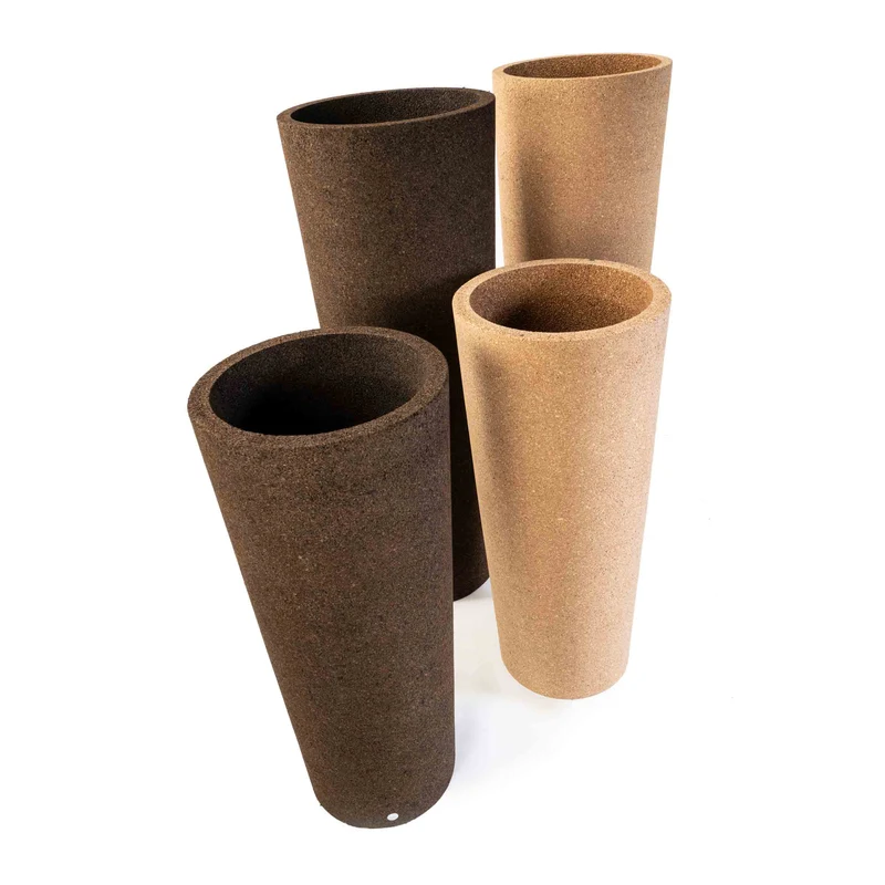 Cork Vase MONOLITO by Jari Franceschetto for Suber