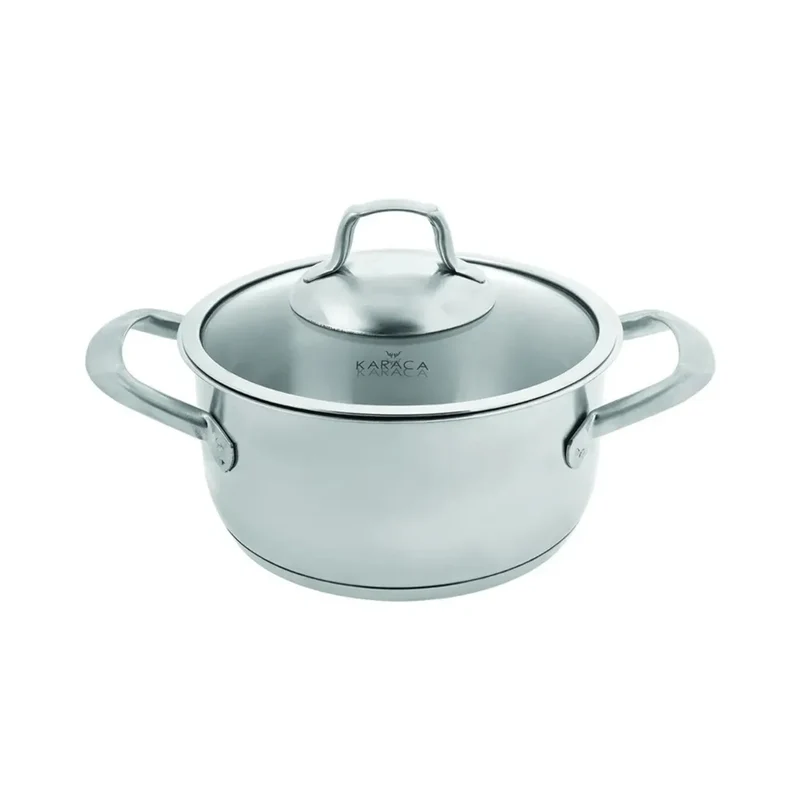 Karaca Bianca Kochtopf aus Stahl 22 cm