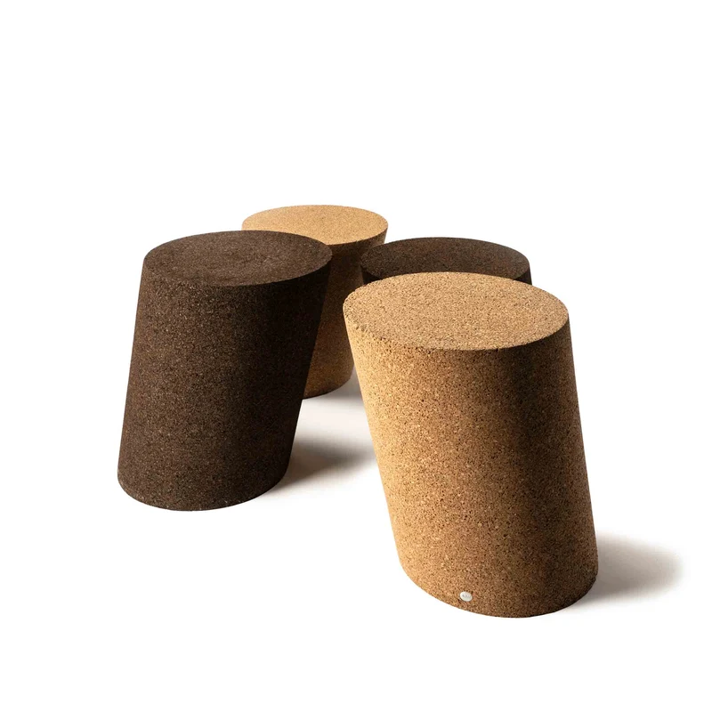 Cork Stool ALI by Jari Franceschetto for Suber