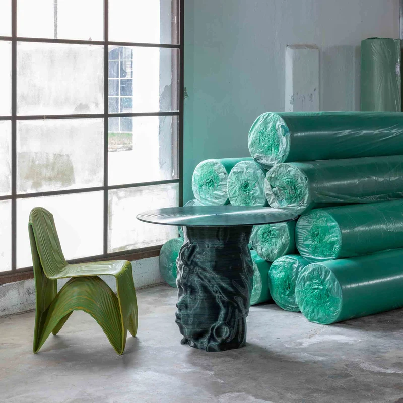 3D Printed Round Dining Table MORO by Mediterranea Design