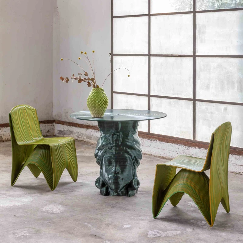 3D Printed Round Dining Table MORO by Mediterranea Design