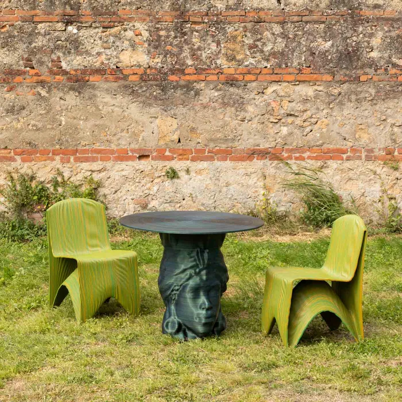 3D Printed Round Dining Table MORO by Mediterranea Design