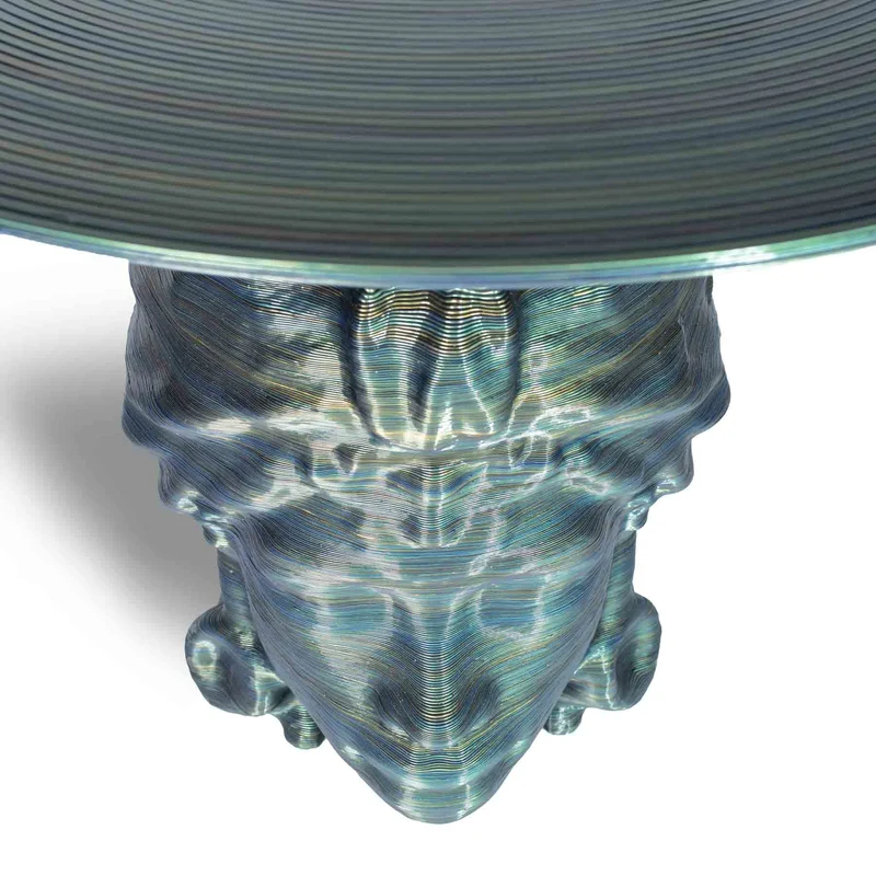 3D Printed Round Dining Table MORO by Mediterranea Design