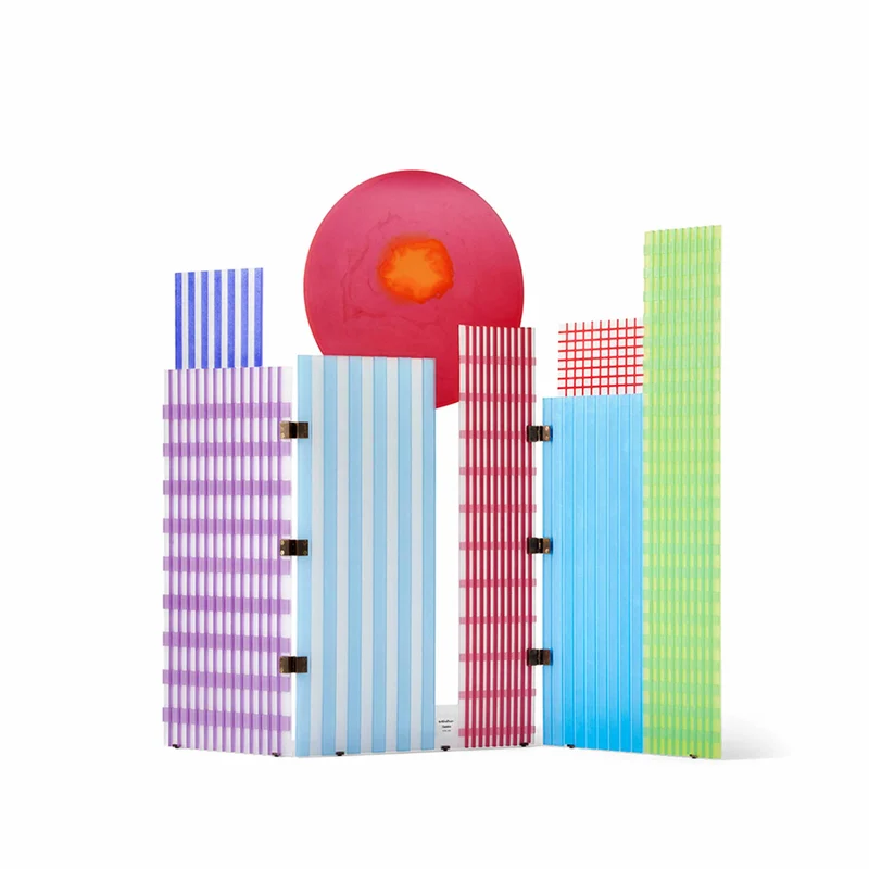 Resin Screen TRAMONTO A NEW YORK, designed by Gaetano Pesce for Cassina