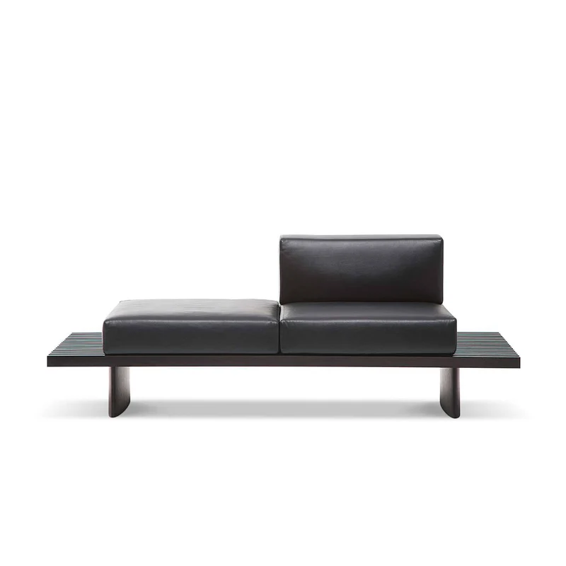 Oak Wood Bench REFOLO, designed by Charlotte Perriand for Cassina