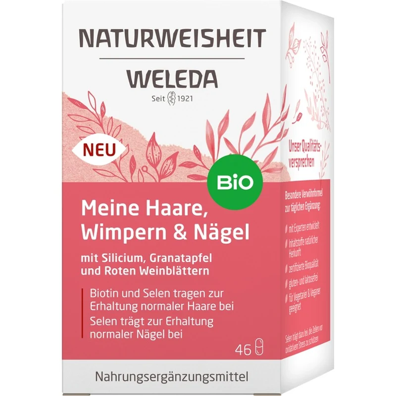 WELEDA Meine Haare, Wimpern & Nägel Bio 46Stk/25,8g
