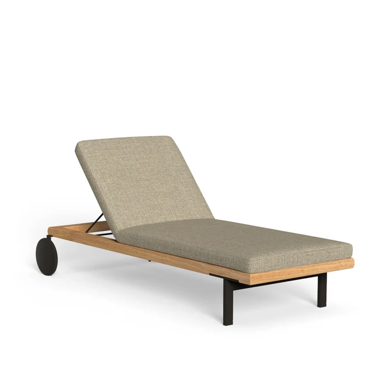 Upholstered Sunbed ALLURE by Christophe Pillet for Talenti