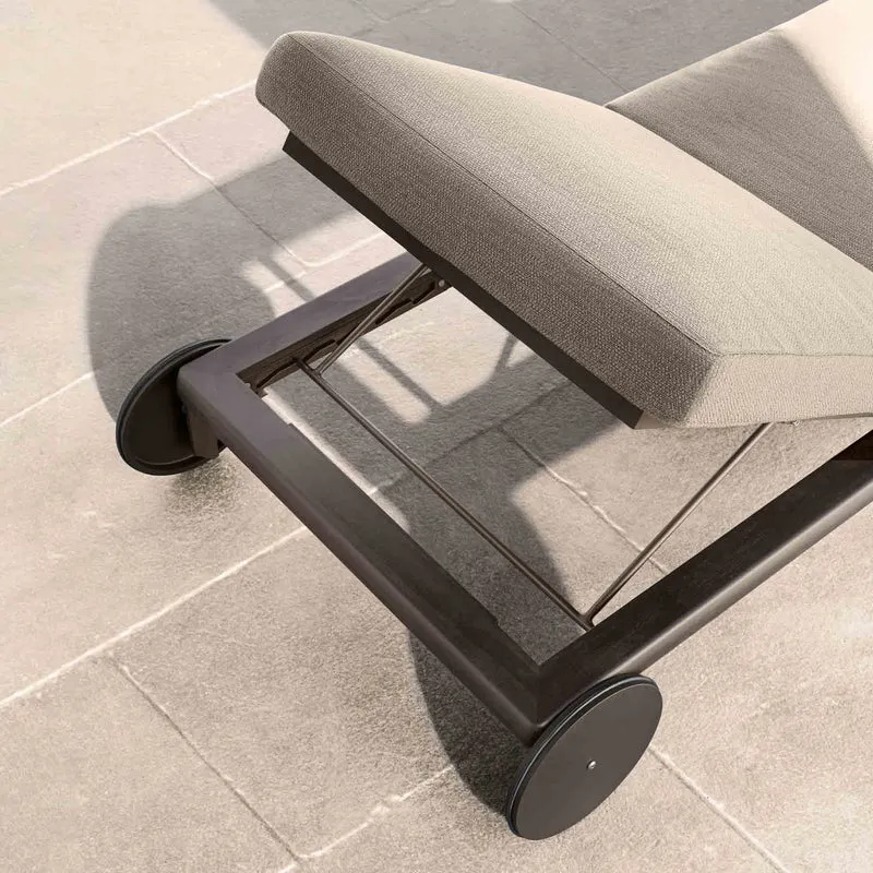 Upholstered Sunbed ALLURE by Christophe Pillet for Talenti