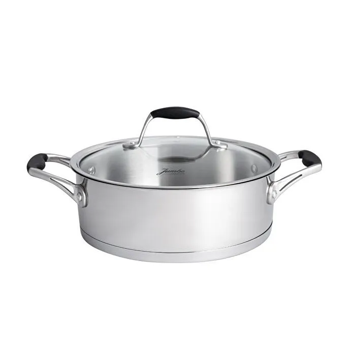 Jumbo Stella Edelstahl 8-teiliges Topfset