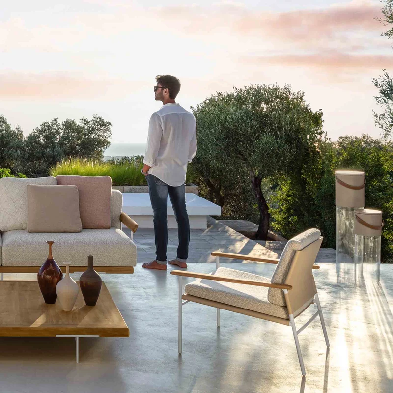 Outdoor Armchair ALLURE by Christophe Pillet for Talenti