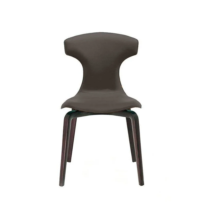Leather Dining Chair MONTERA by Roberto Lazzeroni for Poltrona Frau