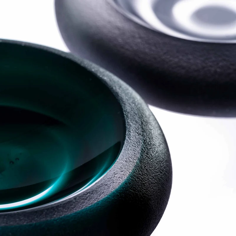 Murano Glass Ashtray IRIDE by Federico Peri for Purho