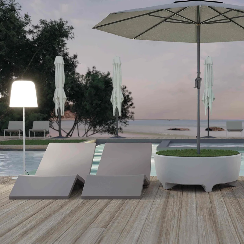 Lounger AQUA Set of Two by Marc Sadler for Serralunga