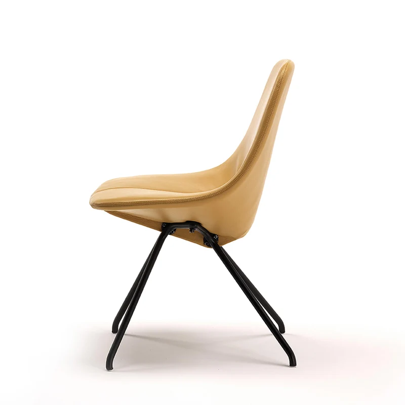 Leather Dining Chair DU 30 by Gastone Rinaldi for Poltrona Frau