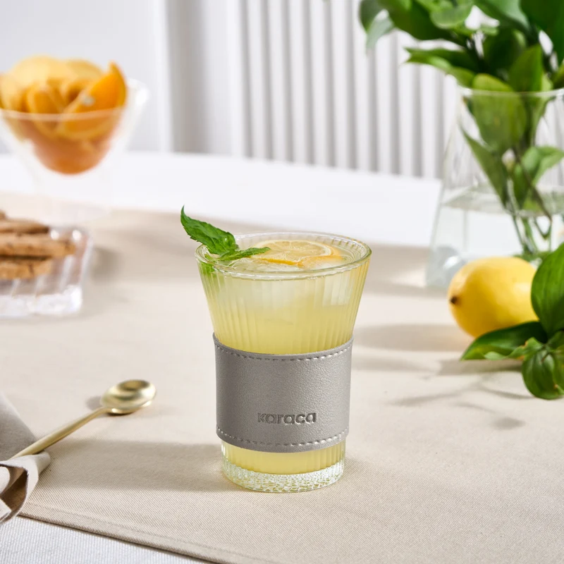 Karaca Leder Cool Touch Latte Bardağı 210 ml Platin