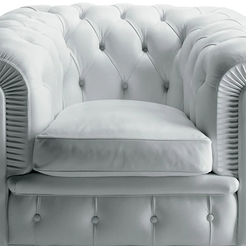 Leather Armchair CHESTER by Renzo Frau for Poltrona Frau