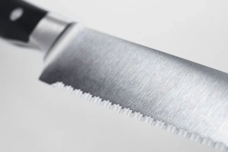 Brotmesser mit Präzisions-Doppelwelle 23cm Classic Ikon schwarz