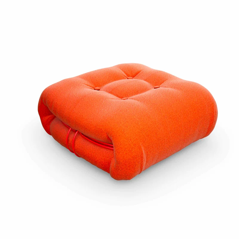 Pouf SORIANA, designed by Afra & Tobia Scarpa for Cassina
