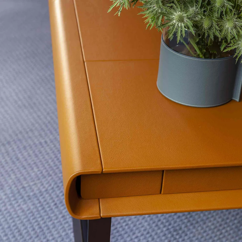 Leather Desk PEEK A BOOK by Roberto Lazzeroni for Poltrona Frau