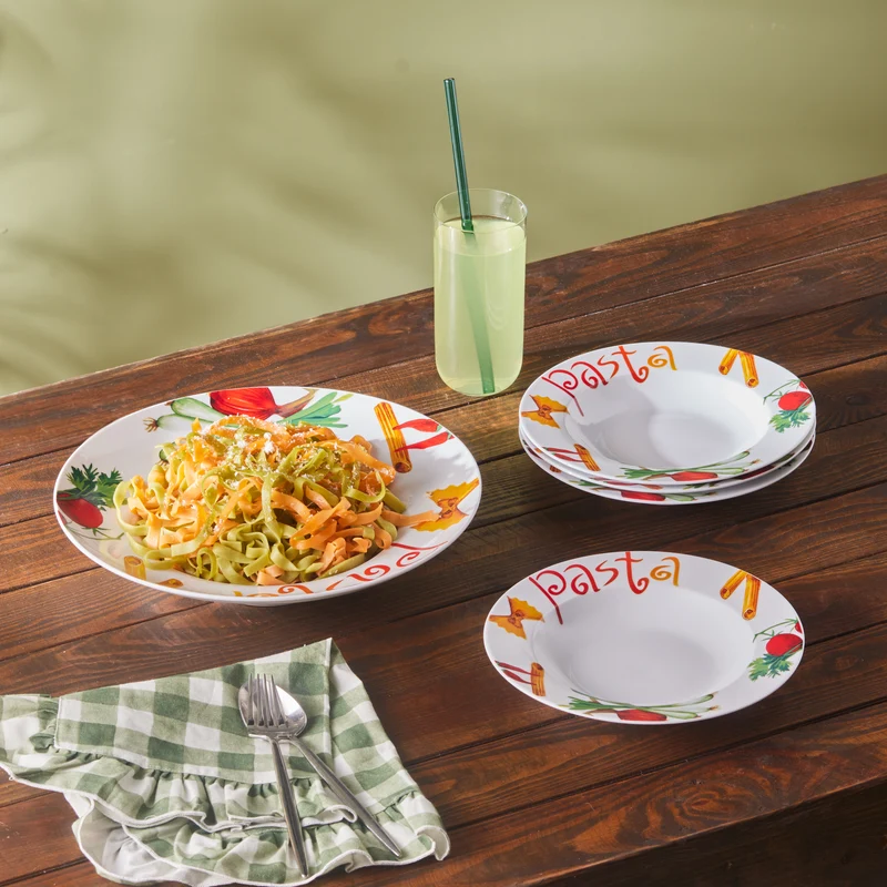 Karaca Sicilia 5 Teiliges 4 Personen Pasta Set