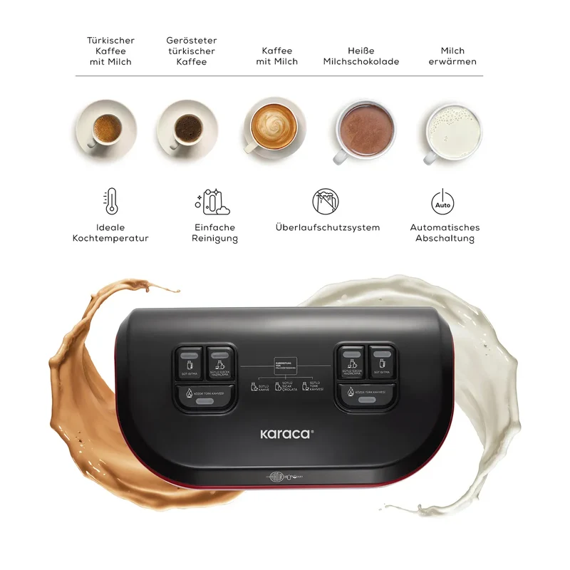 Karaca Hatır Hups Duet Türkische Kaffeemaschine Rosegold,1400W