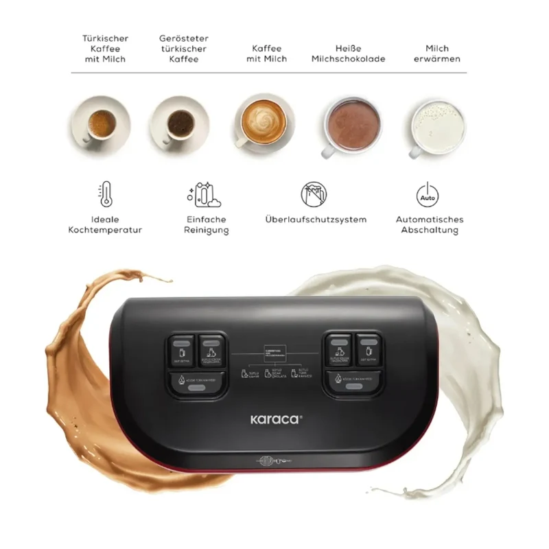 Karaca Hatir Hüps Duet Türkische Kaffeemaschine, Grau, 1400W