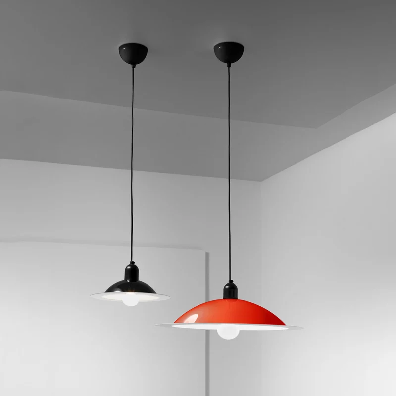 Suspension Lamp LAMPIATTA by Jonathan De Pas, Donato D’Urbino, Paolo Lomazzi for Stilnovo