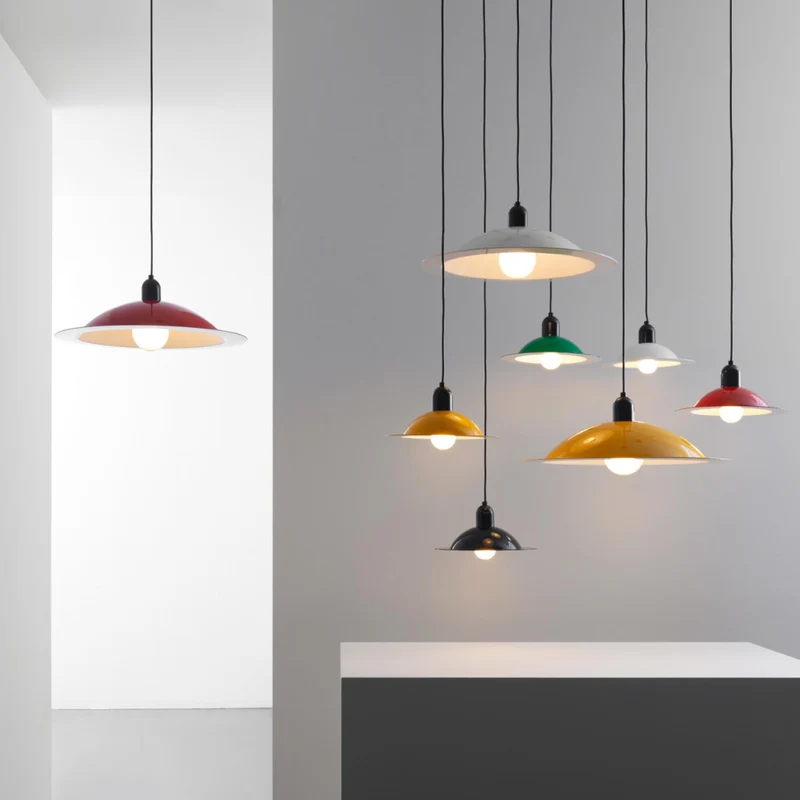 Suspension Lamp LAMPIATTA by Jonathan De Pas, Donato D’Urbino, Paolo Lomazzi for Stilnovo