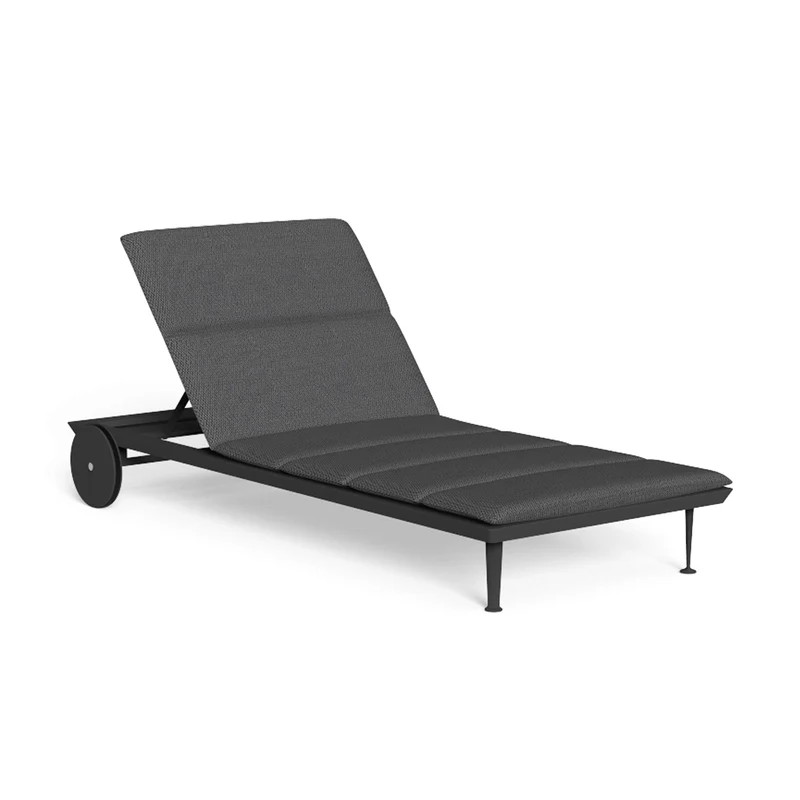 Upholstered Sunbed CRUISE Alu by Ludovica + Roberto Palomba for Talenti