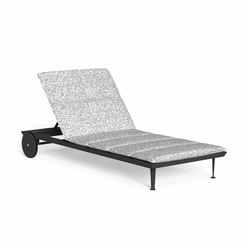 Upholstered Sunbed CRUISE Alu by Ludovica + Roberto Palomba for Talenti