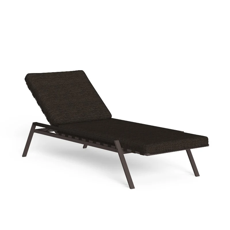 Upholstered Sunbed COTTAGE by Ramón Esteve for Talenti