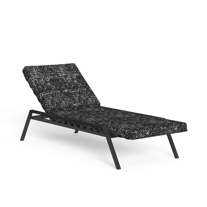 Upholstered Sunbed COTTAGE by Ramón Esteve for Talenti