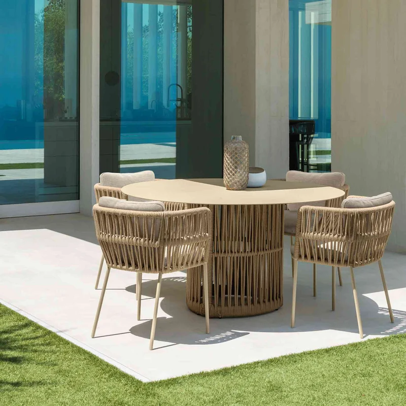 Outdoor Dining Table CLIFF by Ludovica + Roberto Palomba for Talenti
