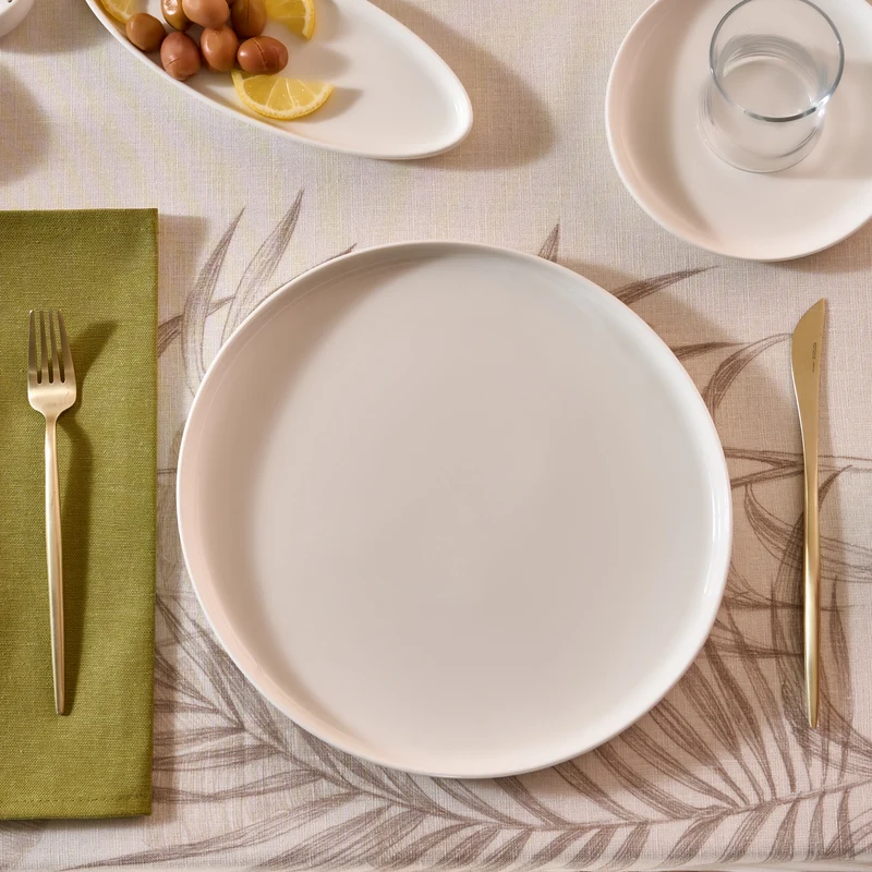 Karaca Bone China Olla 28-teiliges Servierset für 6 Personen, Weiß
