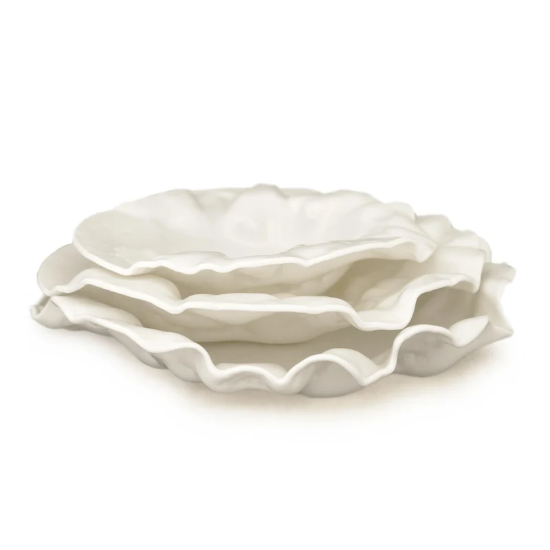 Murano Glass Dinnerware Set STROPICCIATO by D.i. Più Andretto Design