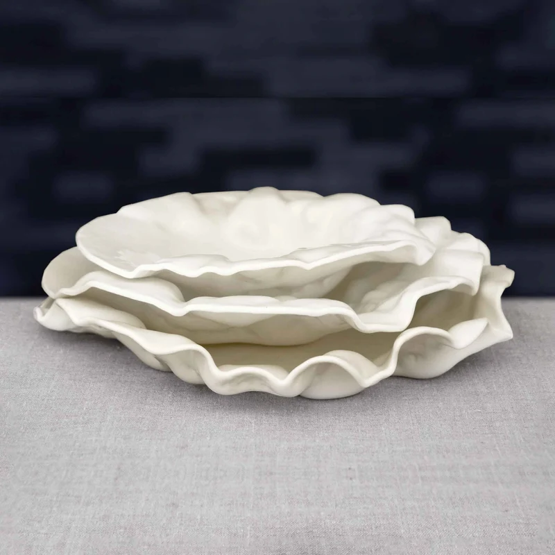 Murano Glass Dinnerware Set STROPICCIATO by D.i. Più Andretto Design