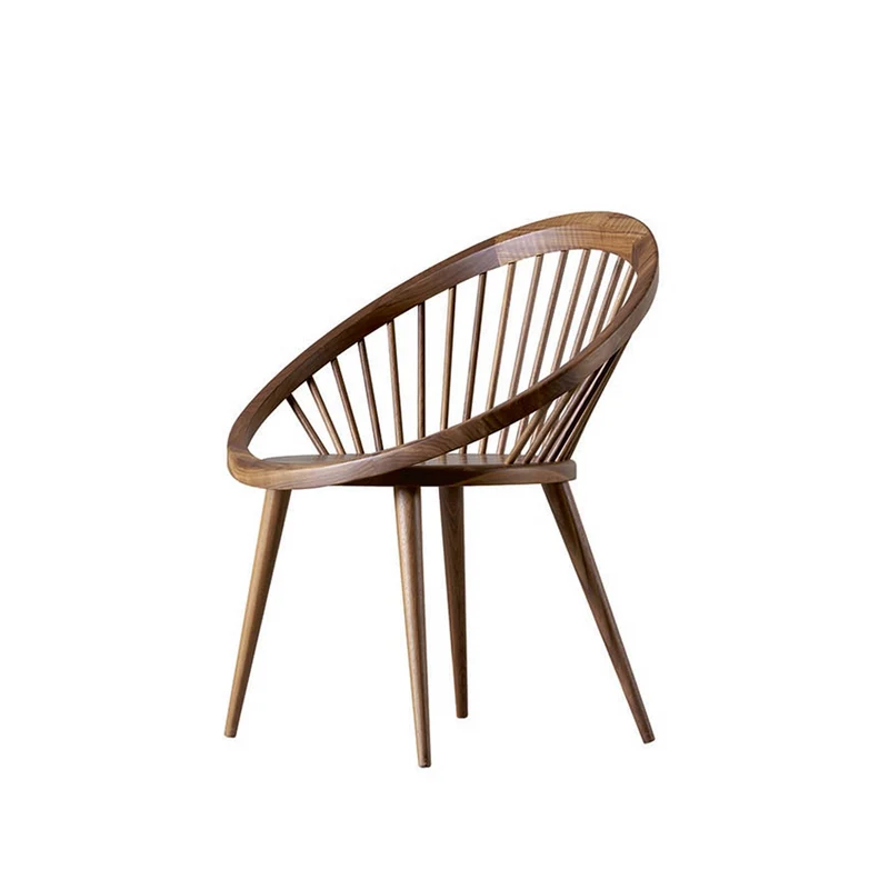 Walnut Dining Chair NIDO by Dale Italia
