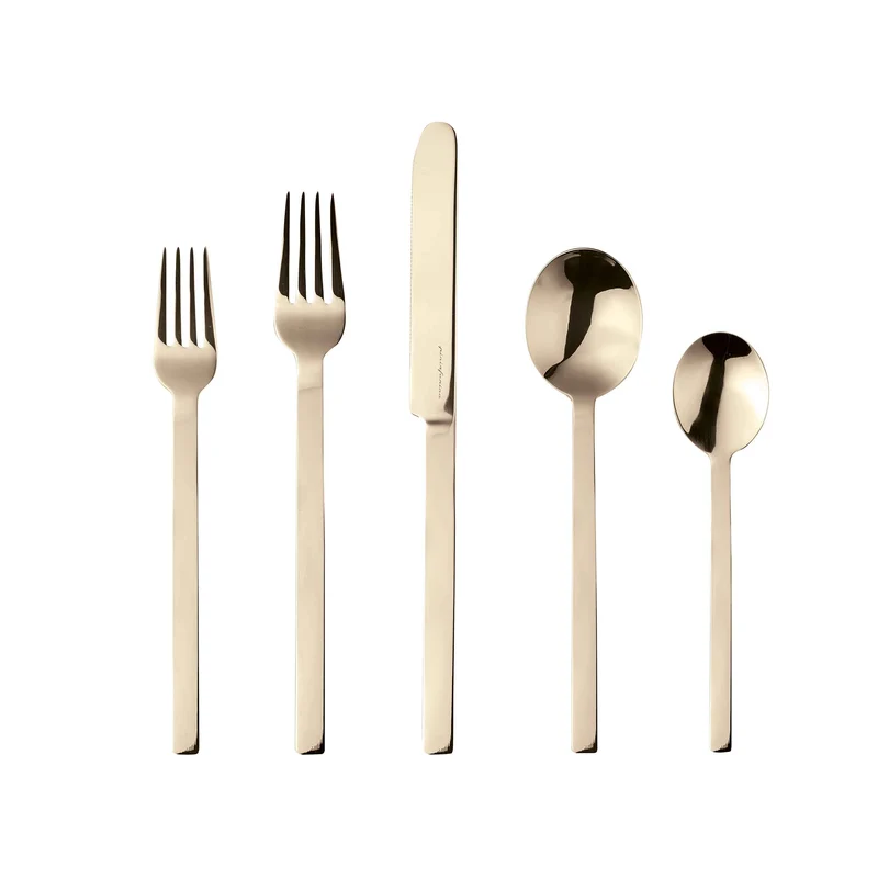 Stainless Steel Cutlery STILE Set of Seventy-Five by Pininfarina for Mepra