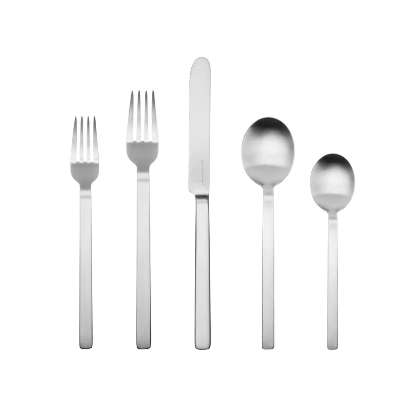 Stainless Steel Cutlery STILE Set of Seventy-Five by Pininfarina for Mepra
