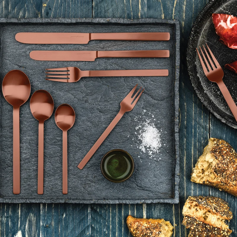 Stainless Steel Cutlery STILE Set of Seventy-Five by Pininfarina for Mepra