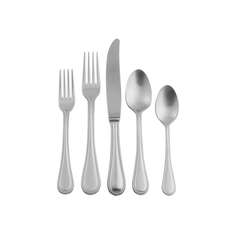 Stainless Steel Cutlery PERLA Set of Seventy-Five by Mepra