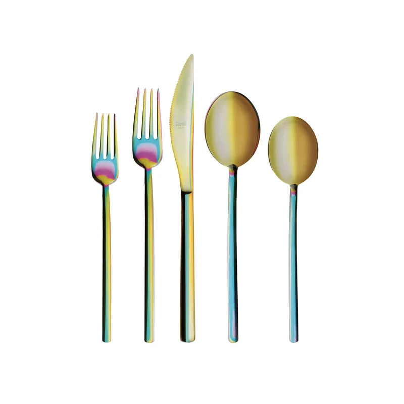 Stainless Steel Cutlery DUE Set of Seventy-Five by Mepra
