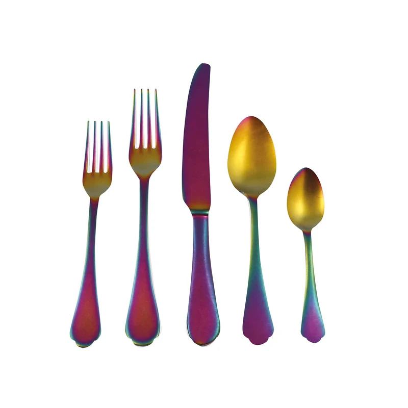 Stainless Steel Cutlery DOLCE VITA Set of Seventy-Five by Mepra