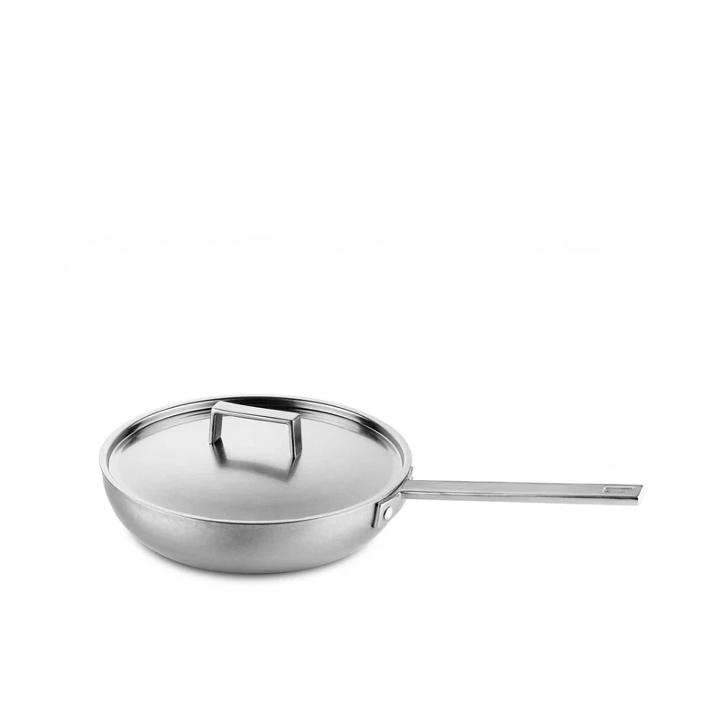 Stainless Steel Pan FRYING PAN ATTIVA PEWTER by Mepra