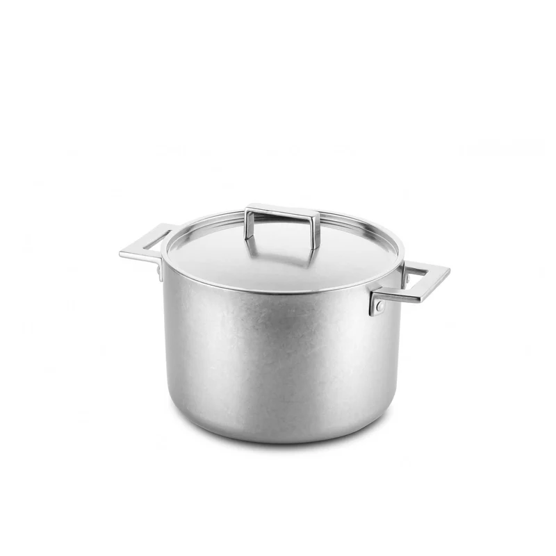 Stainless Steel Pot DEEP POT ATTIVA PEWTER by Mepra