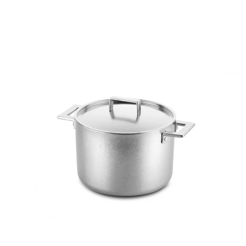 Stainless Steel Pot DEEP POT ATTIVA PEWTER by Mepra