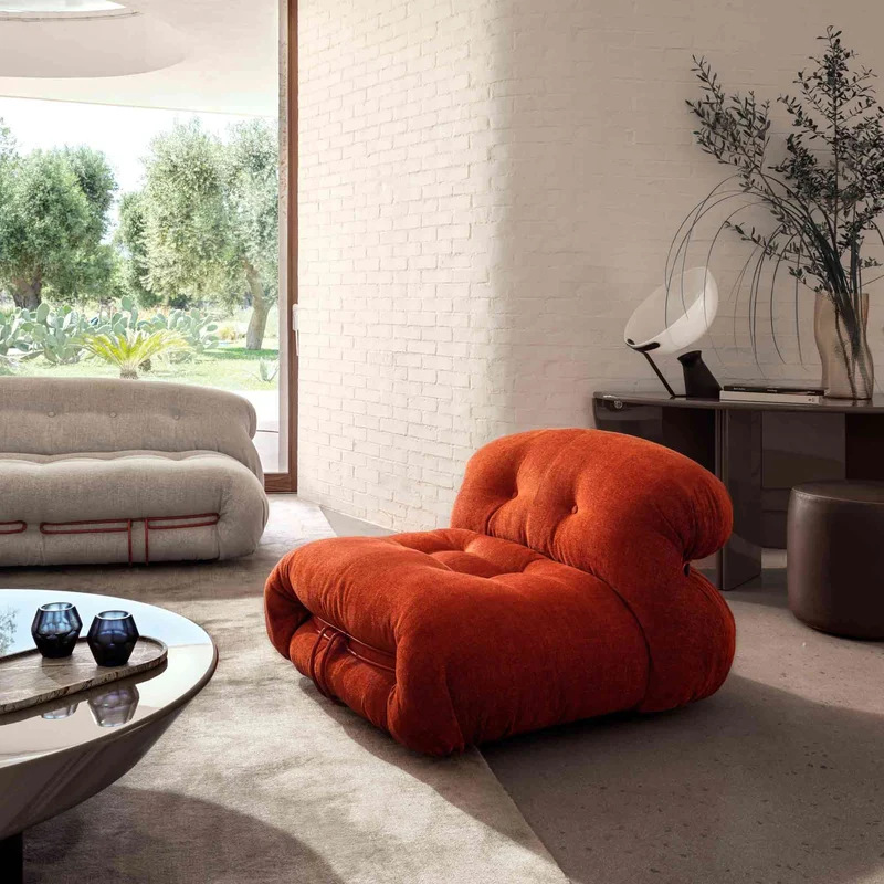 Armchair SORIANA, designed by Afra & Tobia Scarpa for Cassina